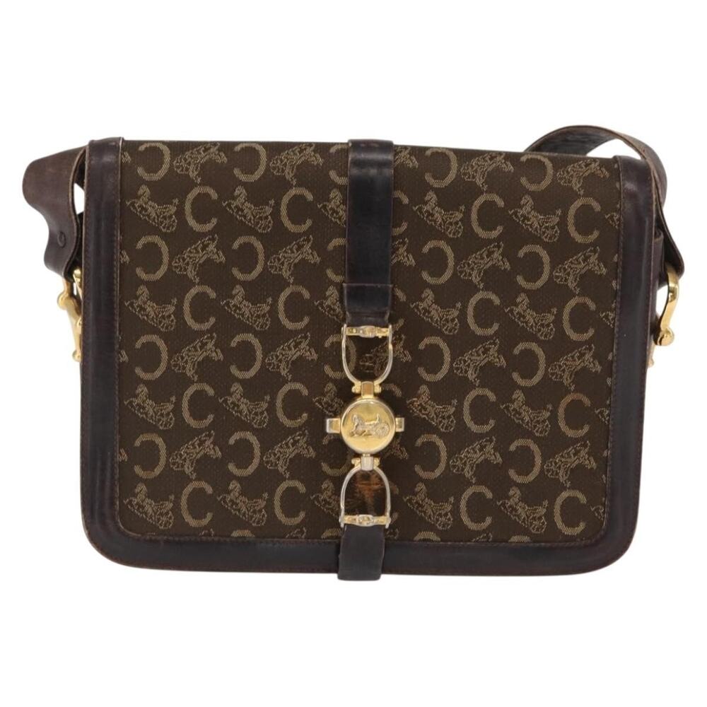 Celine C Sulky Shoulder Bag Brown